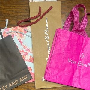Lot of store shopping bags.  Set of 4.
